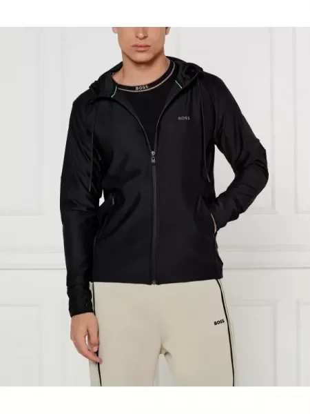 BOSS GREEN Hanorac Sicon Active negru