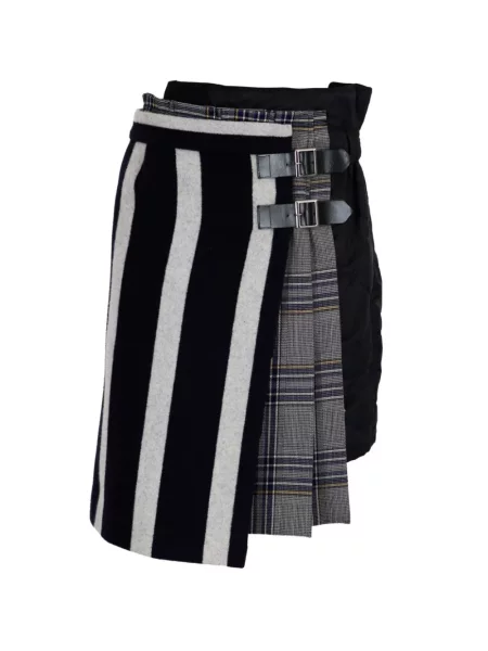 Fustă midi Sacai gri