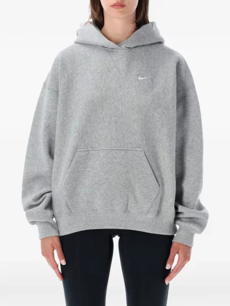 Φλοράλ μπλούζα Nike με απλικέ με ψηλή μέση μαύρο