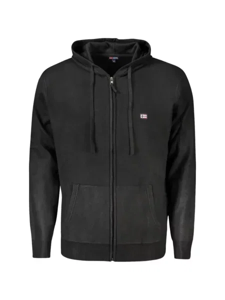Hanorac cu glugă Norwegian Rain cu autograf negru