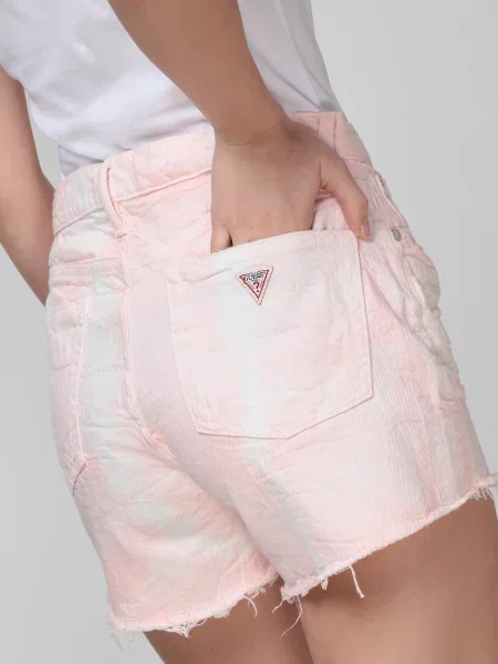 Джинсові шорти Guess рожеві