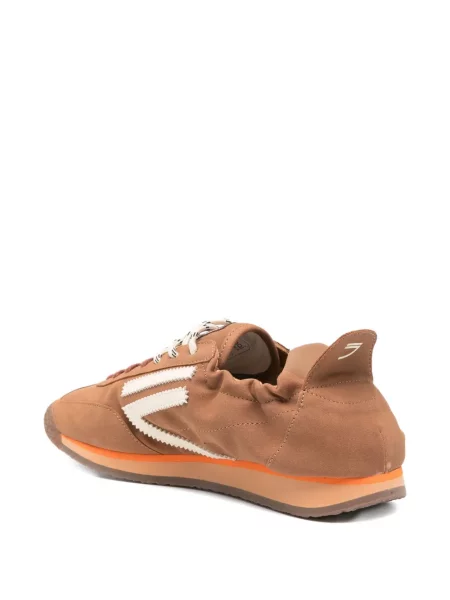 Sneakerși Puraai cu dungi maro