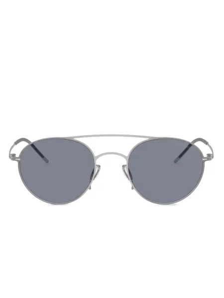 Ochelari de soare Giorgio Armani argintiu