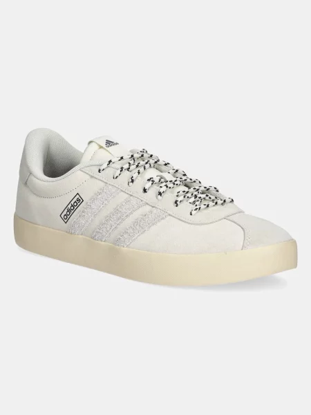 Велурени маратонки adidas VL Court бежово