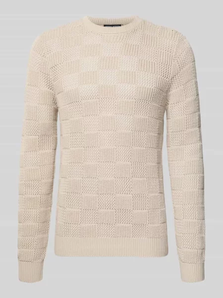 Sweter z dzianiny z okrągłym dekoltem Antony Morato