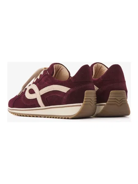 Sneakersy Via Vai skórzane czerwone