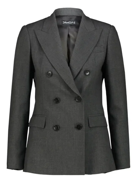 Marynarka Drhope dwurzędowa szara