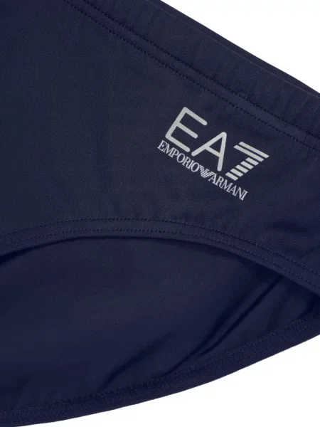 Бикини Ea7 Emporio Armani с принт синьо