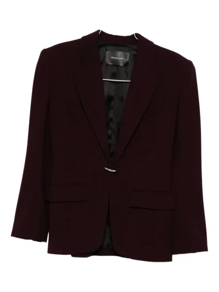 Geacă Mugler de lână roșu