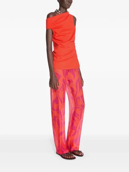 Spodnie Dries Van Noten różowe