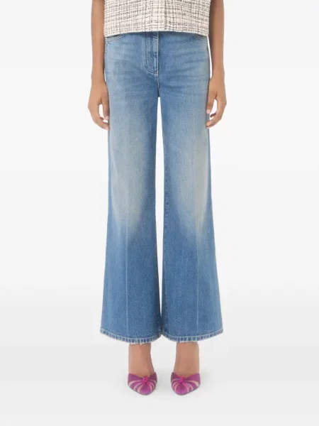 Pantaloni Valentino Garavani albastru