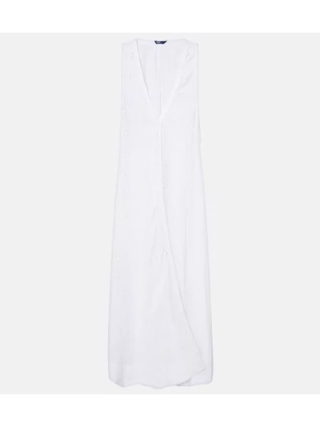 Rochie Polo Ralph Lauren cu broderie alb