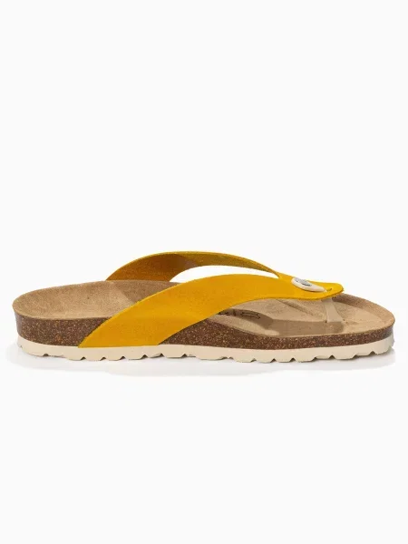 Bayton Flip-flops Lucca curry galben