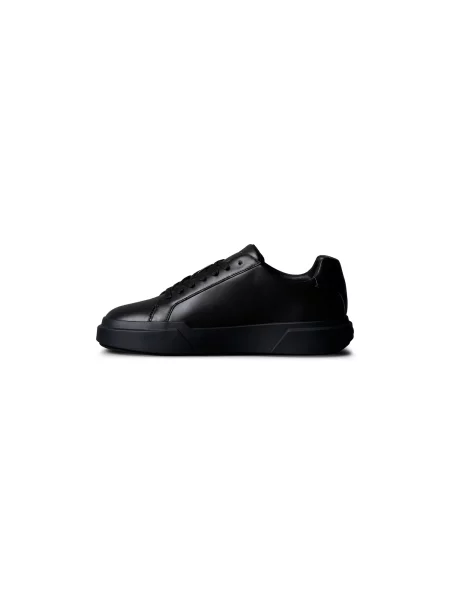 Calvin Klein Sneakersy Chunky Cupsole Laceup Lth Čierna biela
