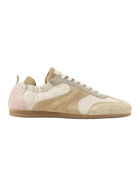 Sneakersy Via Vai skórzane beżowe