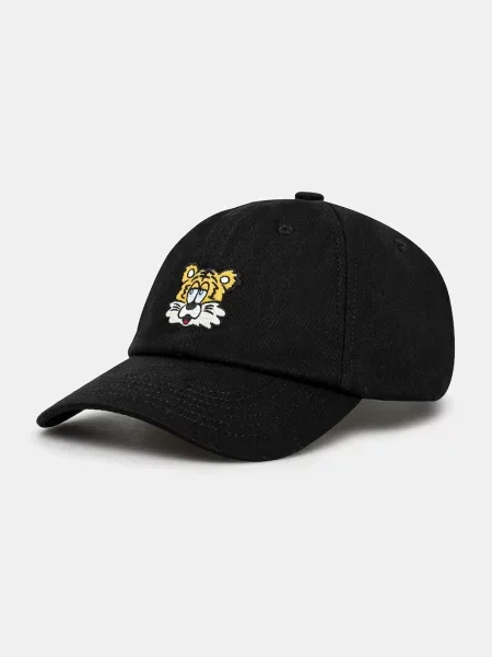 Шапка с козирка Kenzo черно