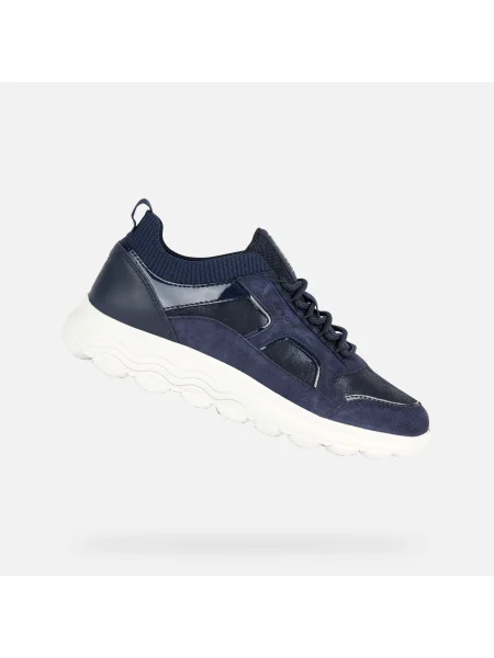 Sneakerși Geox albastru