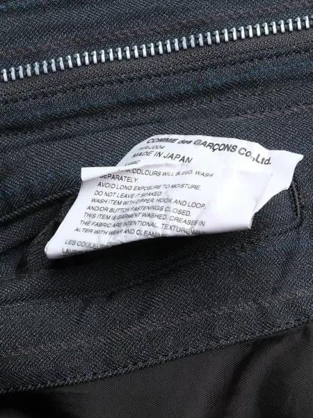 Geacă Comme Des Garçons Homme cu model herringbone maro