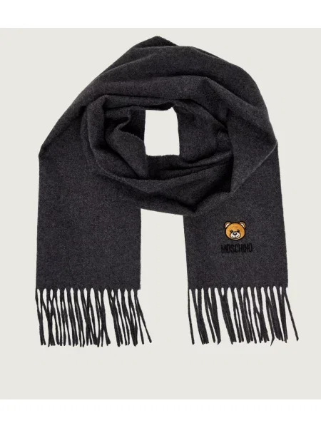 Moschino De lână șal gri