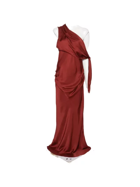 Rochie Aniye By drapată cu un umăr gol roșu