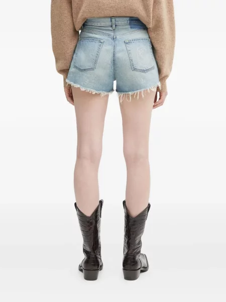 Pantaloni scurți din denim A Bathing Ape® de cristal albastru