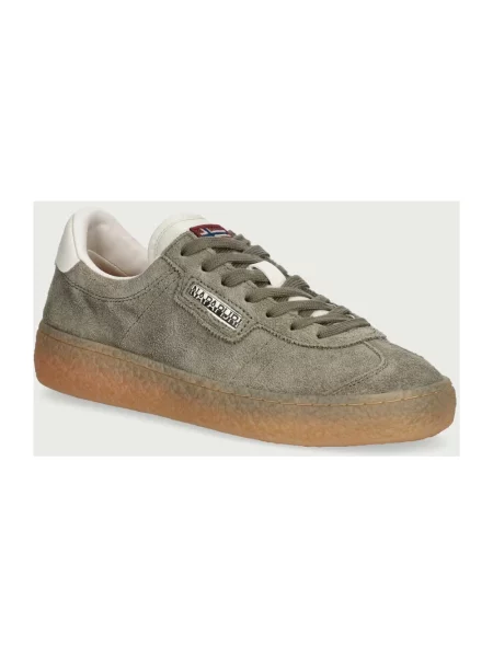 Sneakersy Napapijri zamszowe zielone