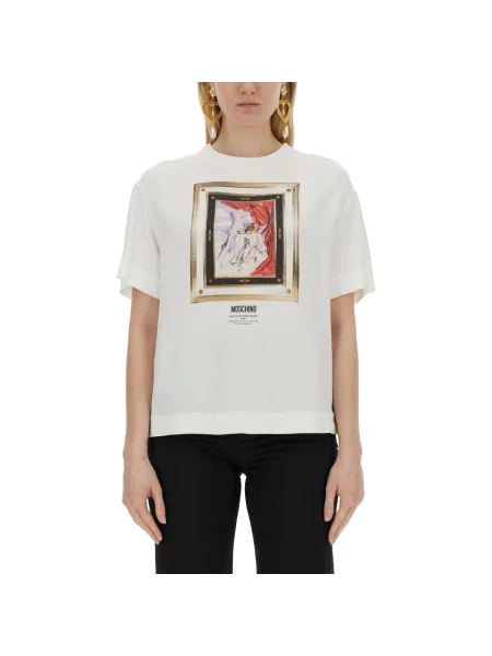 Koszulka Moschino biała