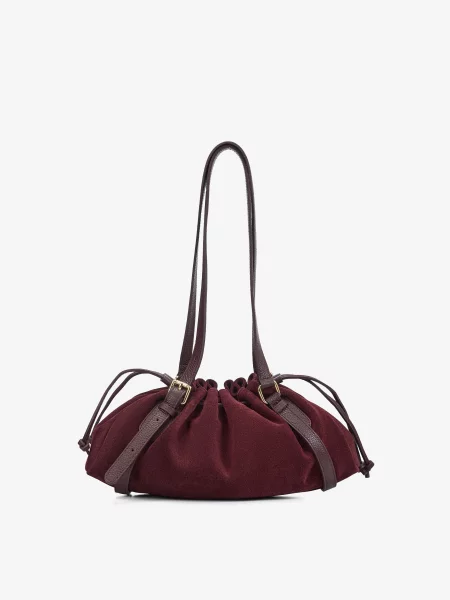 Regina Notte Сумка Замша/шкіра бордовий