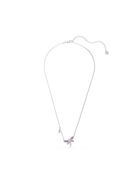Swarovski náhrdelník dámsky kovový zirkónový Ariana Grande x Swarovski fialová