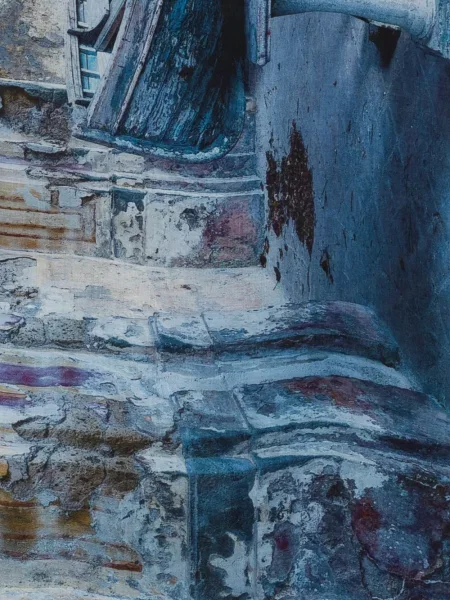 Fular Faliero Sarti cu imagine albastru