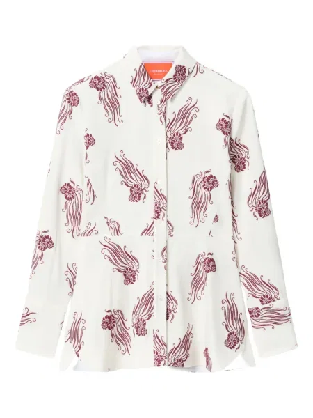 Cămașă La Doublej cu model floral cu imagine