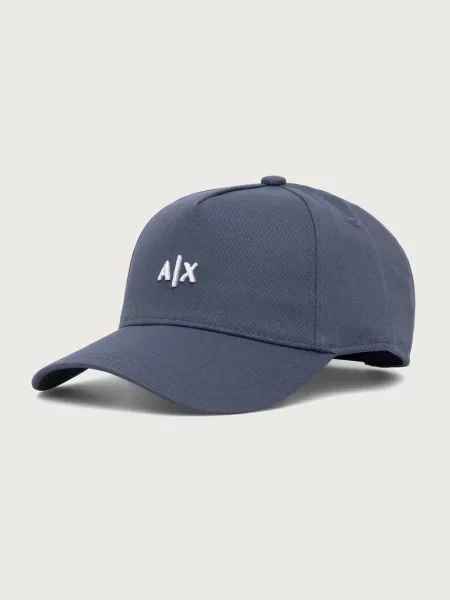 Armani Exchange kapa s šiltom modra