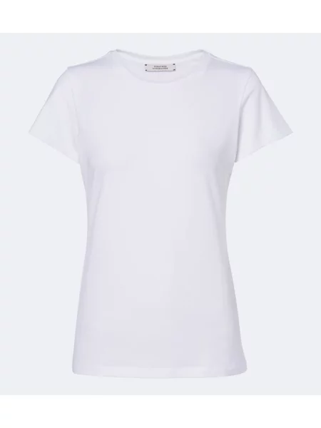 Tricou Dorothee Schumacher din jerseu alb