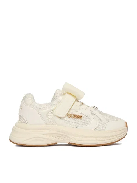 Sneakersy Guess Écru