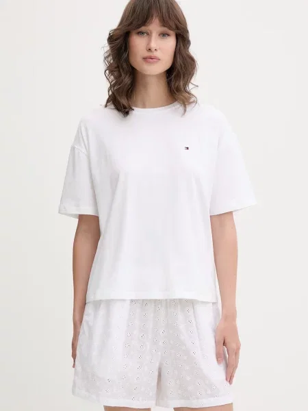 Tommy Hilfiger dvoudílné pyžamo bílé