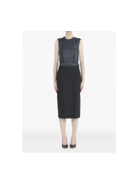 Sukienka midi Maison Margiela szara