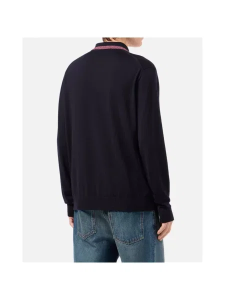 Sweter Iceberg wełniany niebieski