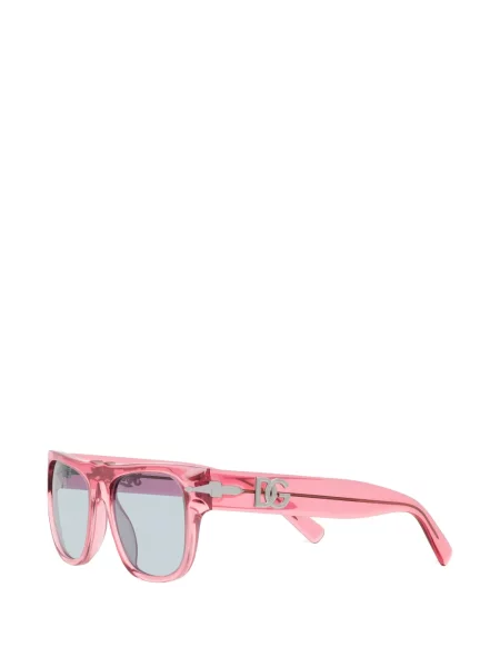 Ochelari de soare Dolce & Gabbana Eyewear cu autograf roz