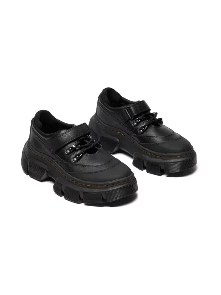 Dr. Martens półbuty skórzane DMXL Mary Jane na platformie czarny