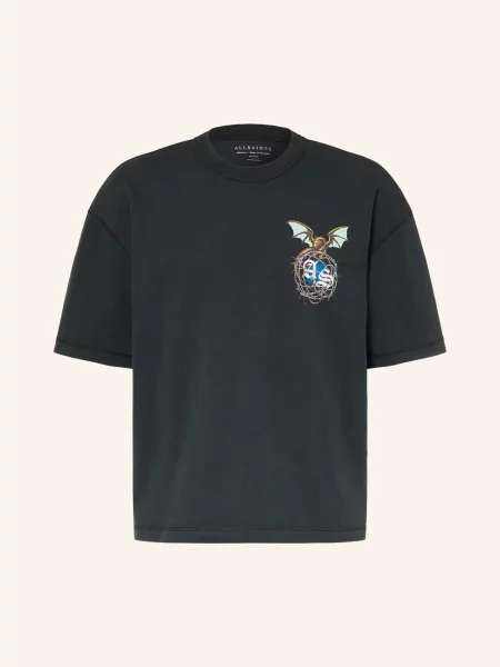 Allsaints Tričko Wyvern černá