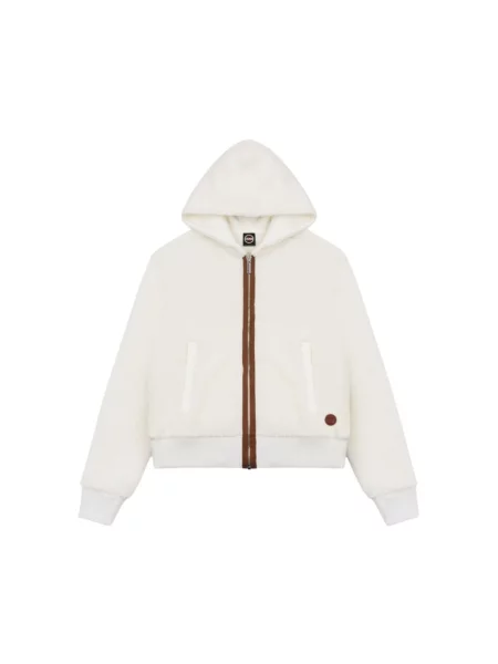 Bluza sportowa Colmar typu teddy biała