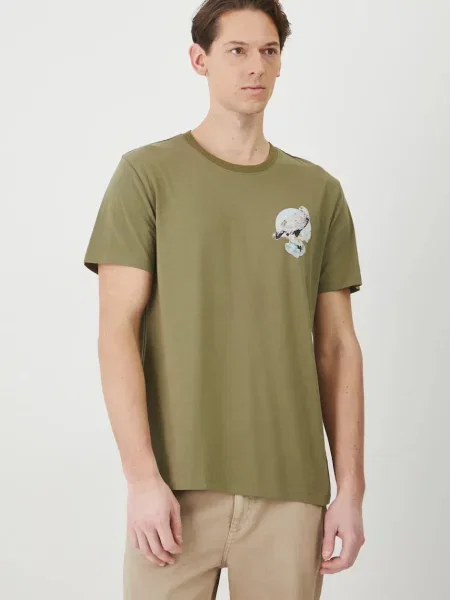 Тениска Medicine с принт зелено