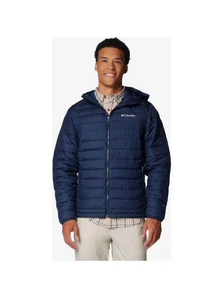 Kurtka Columbia Powder Lite II granatowa S niebieska