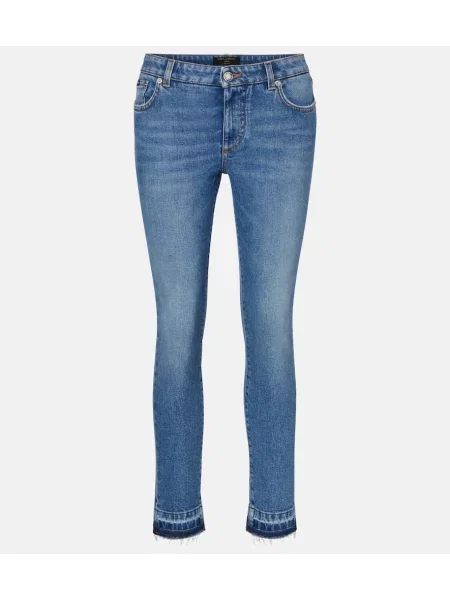 Skinny jeansy skinny Dolce&gabbana niebieskie