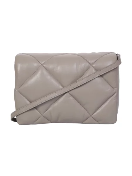 Torebka skórzana Stand Studio skórzana beżowa