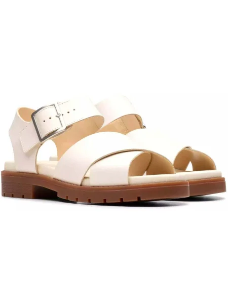 Pantofi Clarks alb