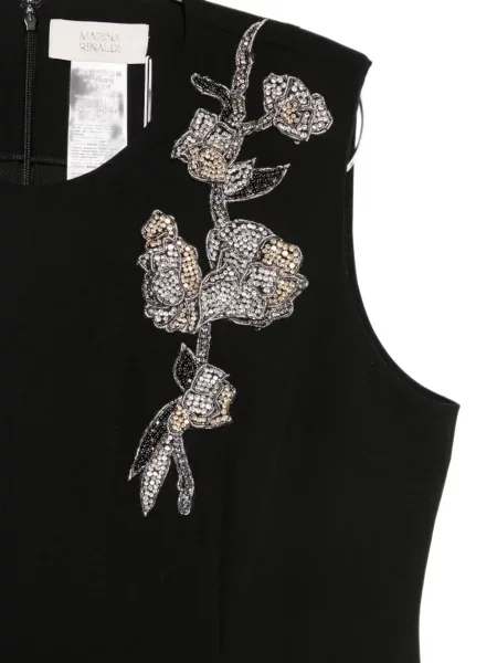 Rochie maxi Marina Rinaldi fără mâneci negru