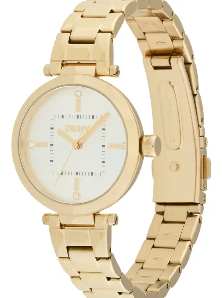 DKNY Ceas analogic auriu / negru alb