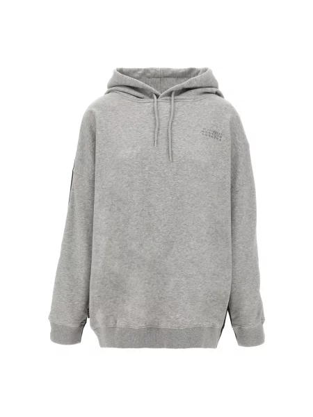 Bluza z kapturem Mm6 Maison Margiela szara