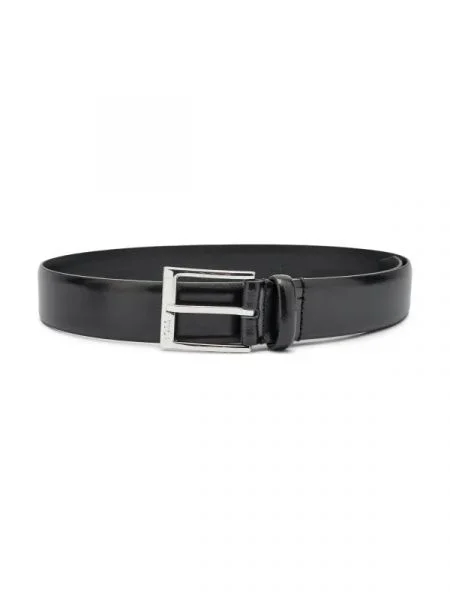 BOSS BLACK De piele negru